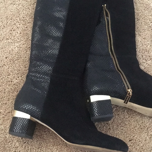 ✨”Michael Kors”🔥Knee length leather boots,size 9 - Picture 3 of 7